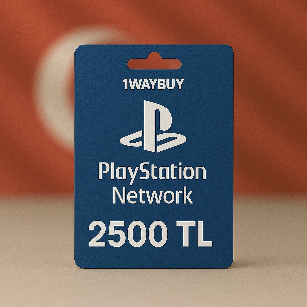 ТУРЦИЯ PlayStation Netwoк 2500 TRY Подарочная карта код