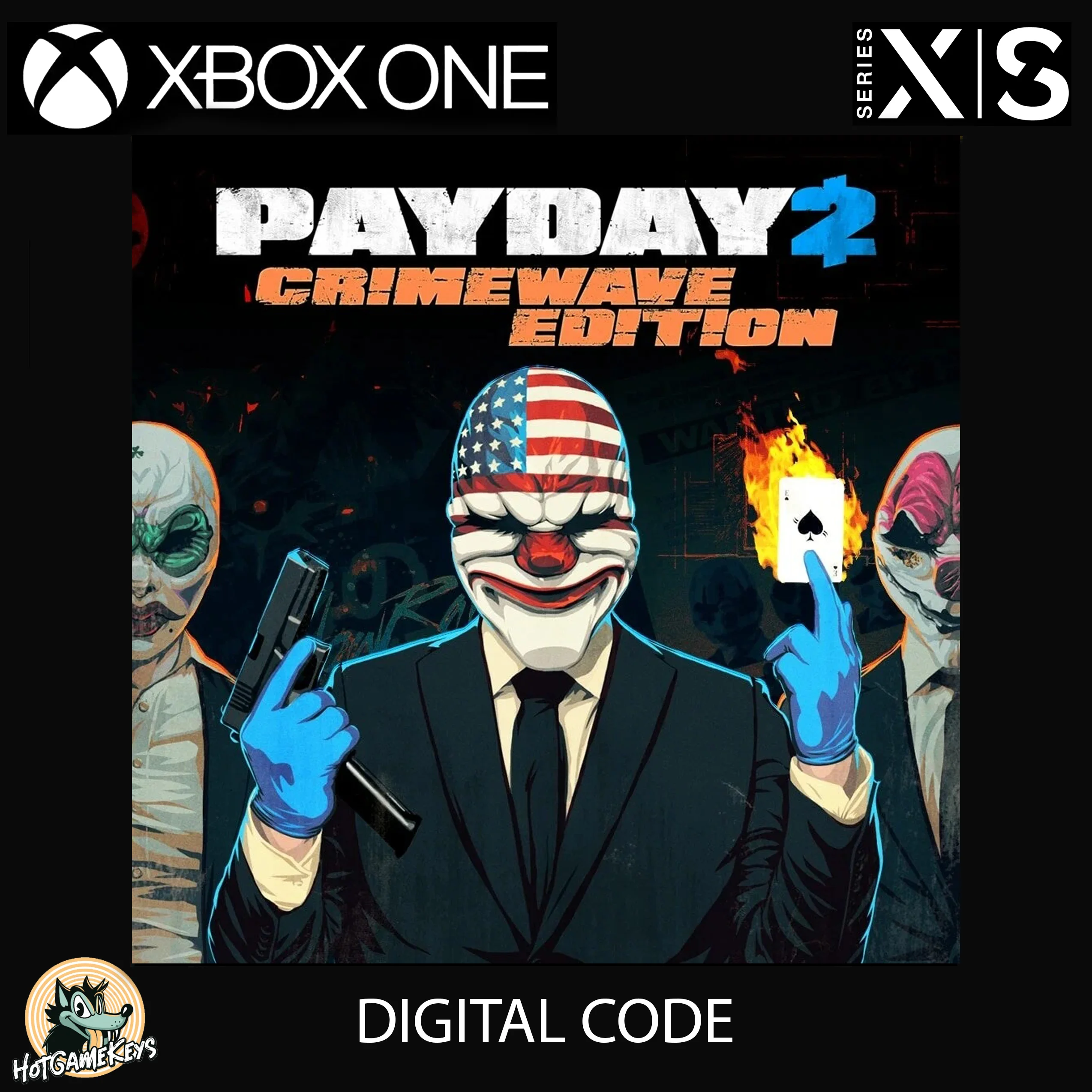 PAYDAY 2: CRIMEWAVE EDITION XBOX [ Ключ 🔑 Код ]