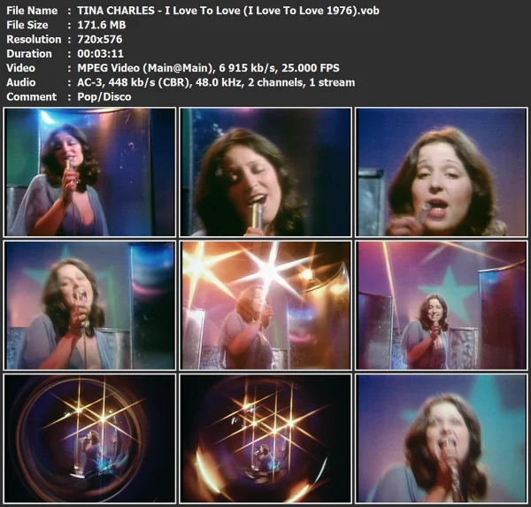 TINA CHARLES - I Love To Love