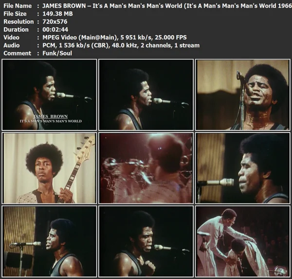 JAMES BROWN - It's A Man's Man's Man's World