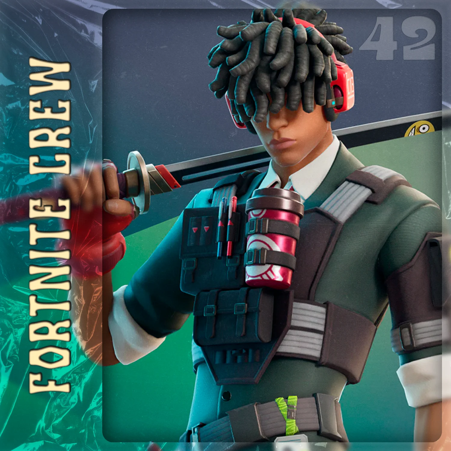ПОДПИСКА💀FORTNITE CREW💀БОЕВОЙ ПРОПУСК💀1000 ВБ💀ВБАКС