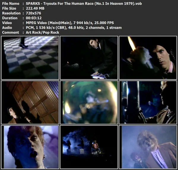 SPARKS - Tryouts For The Human Race