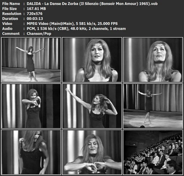 DALIDA - La Danse De Zorba