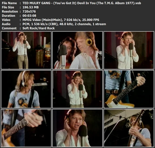 TED MULRY GANG - (You've Got It) Devil In You