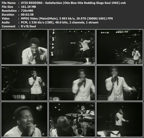 OTIS REDDING - Satisfaction