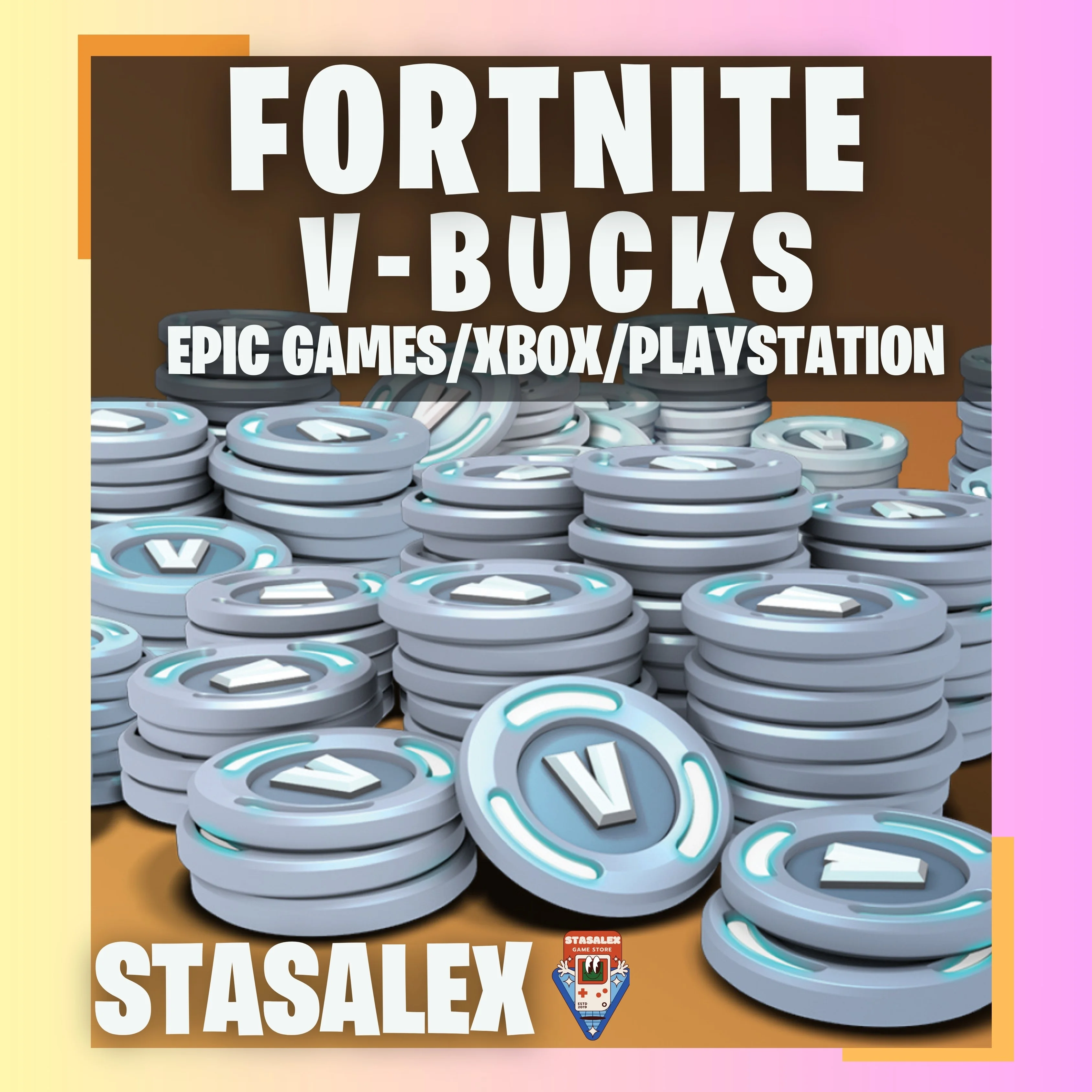 🚀FORTNITE В-БАКСЫ 1000-10000⚡EPIC-XBOX-PS🚀БЫСТРО🔥