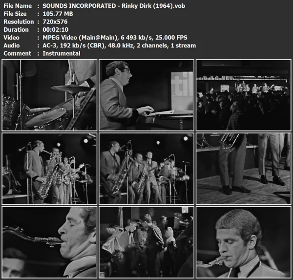 SOUNDS INCORPORATED - Rinky Dirk