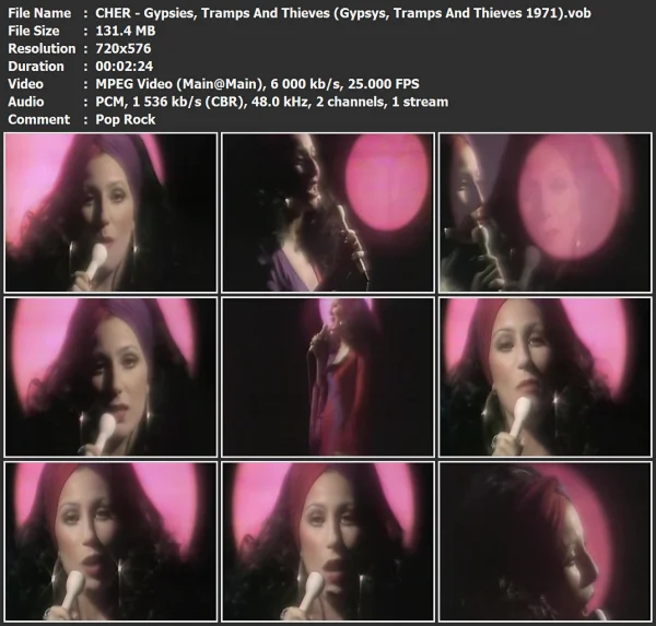 CHER - Gypsies, Tramps And Thieves