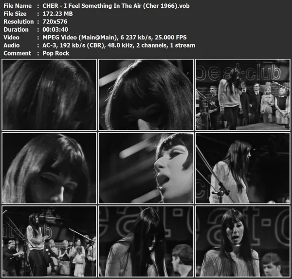 CHER - I Feel Something In The Air