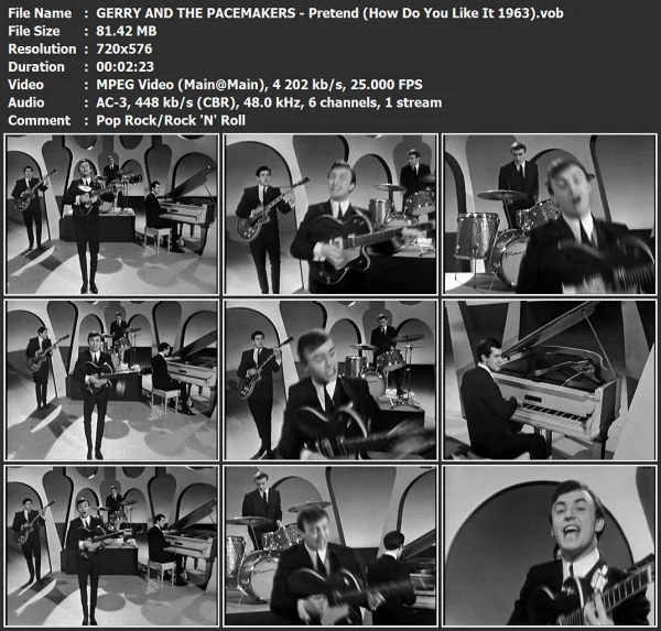 GERRY AND THE PACEMAKERS - Pretend