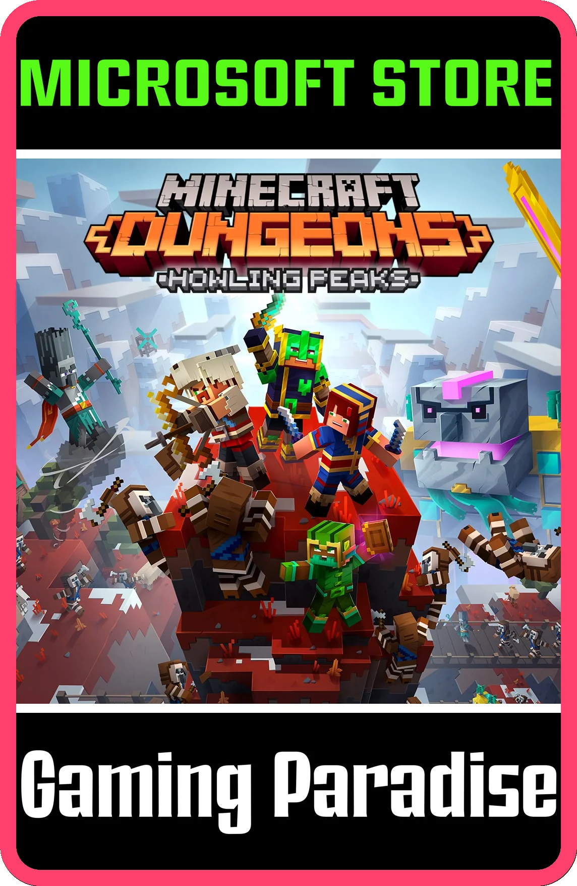 ❗MINECRAFT DUNGEONS: HOWLING PEAKS FOR WINDOWS❗КЛЮЧ