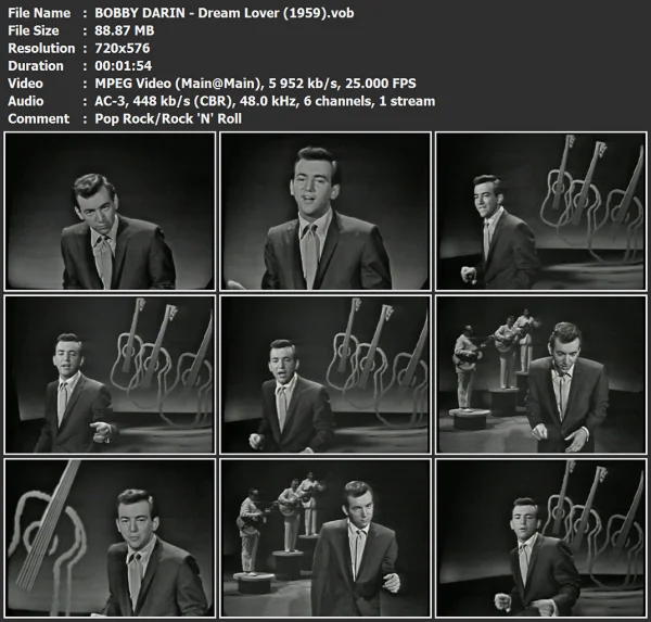 BOBBY DARIN - Dream Lover