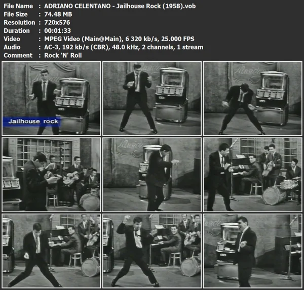 ADRIANO CELENTANO - Jailhouse Rock