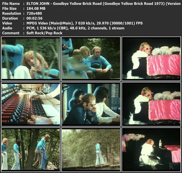 ELTON JOHN - Goodbye Yellow Brick Road (2)