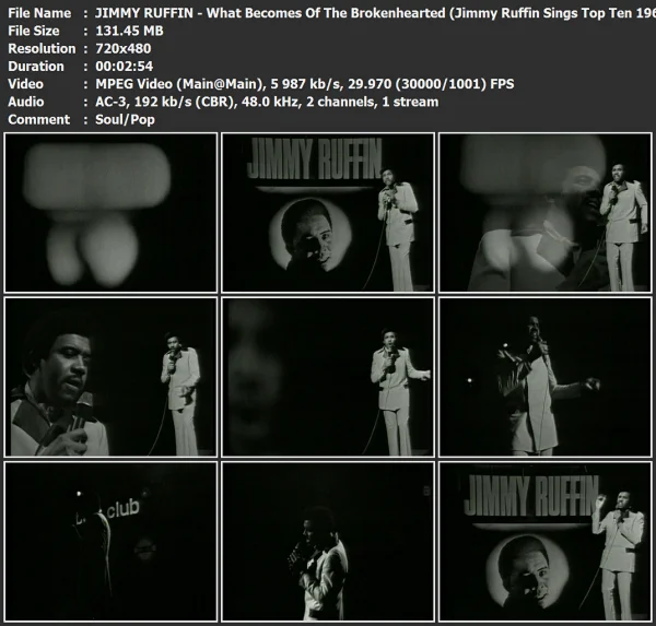 JIMMY RUFFIN - What Becomes Of The Brokenhearted