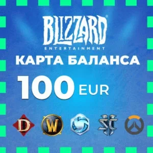 Blizzard Gift Card 100 EUR Battle.net | Region EU 0%