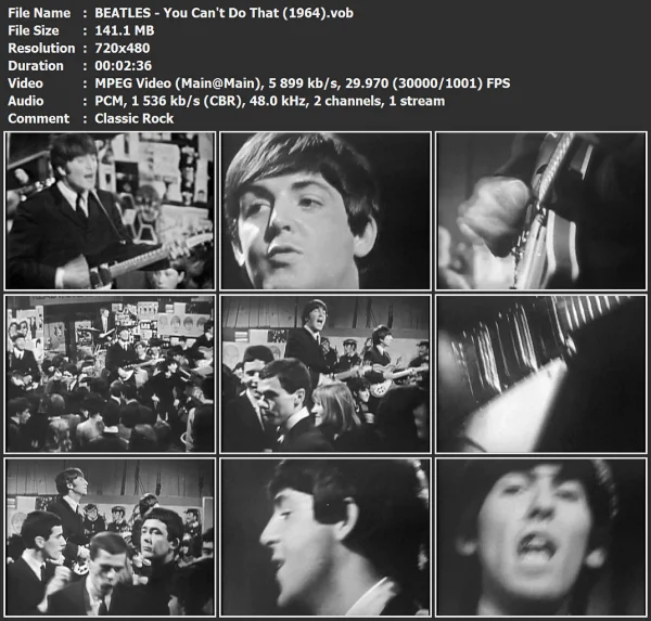 BEATLES - You Can't Do That