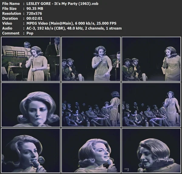 LESLEY GORE - It's My Party