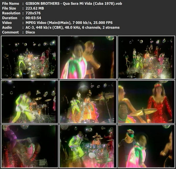 GIBSON BROTHERS - Qua Sera Mi Vida