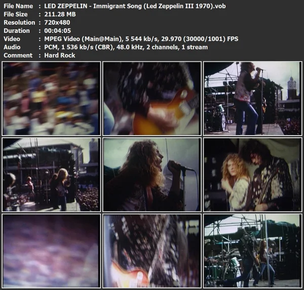 LED ZEPPELIN - Immigrant Song