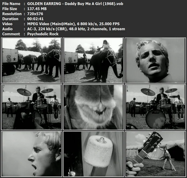 GOLDEN EARRING - Daddy Buy Me A Girl