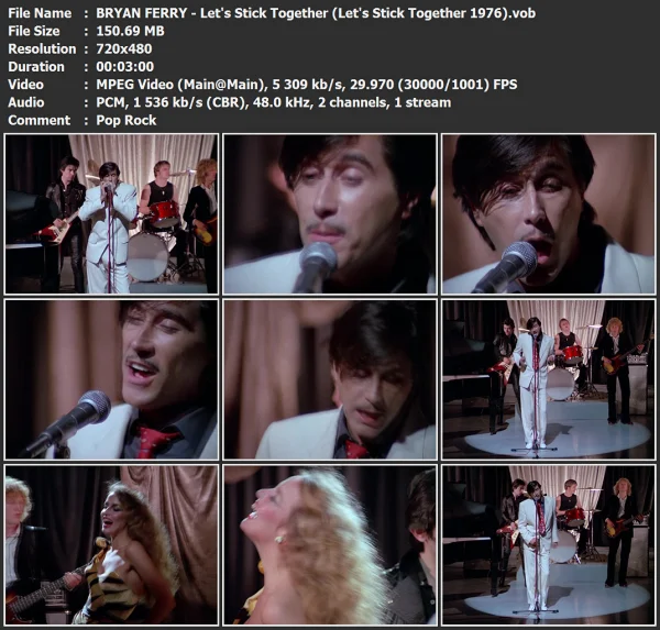 BRYAN FERRY - Let's Stick Together