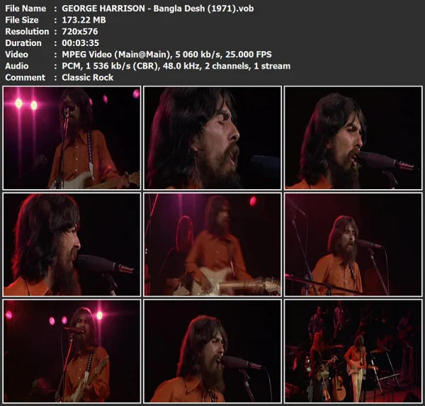 GEORGE HARRISON - Bangla Desh