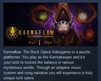 Karmaflow The Rock Opera Videogame STEAM KEY GLOBAL