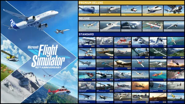 Microsoft Flight Simulator (2020): 40th Anniversary Premium Deluxe Edition✅STEAM