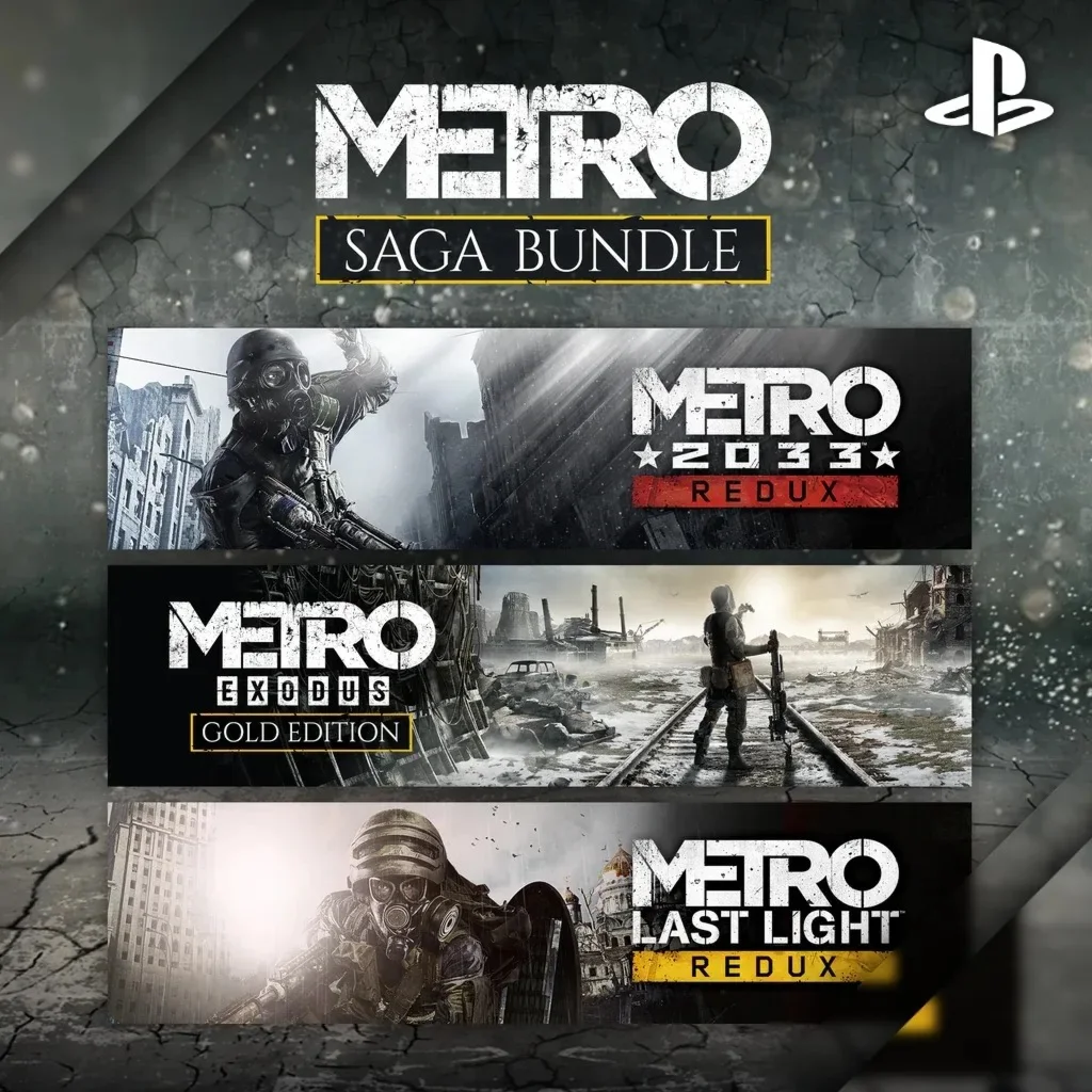 Metro Saga Bundle PS4 / PS5 | P2 / P3 FOREVER