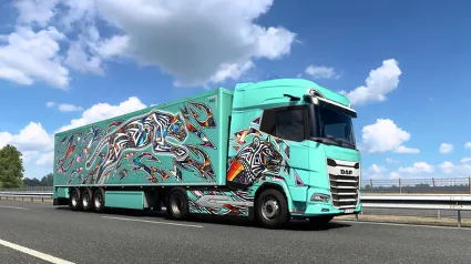 Euro Truck Simulator 2 - Street Art Paint Jobs Pack ✅ STEAM GIFT AUTO ✅ RU+МИР
