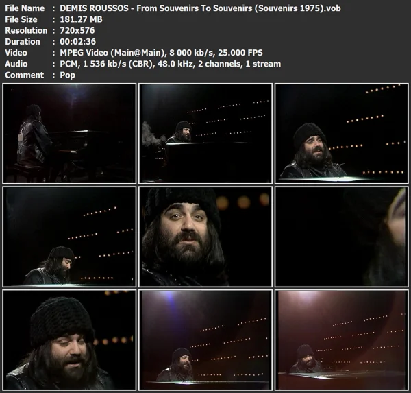 DEMIS ROUSSOS - From Souvenirs To Souvenirs