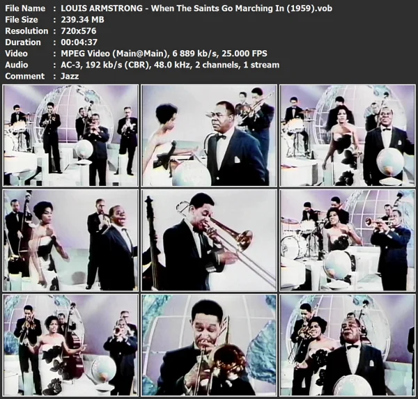 LOUIS ARMSTRONG - When The Saints Go Marching In