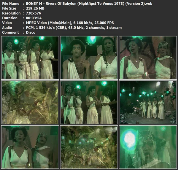 BONEY M - Rivers Of Babylon (2)