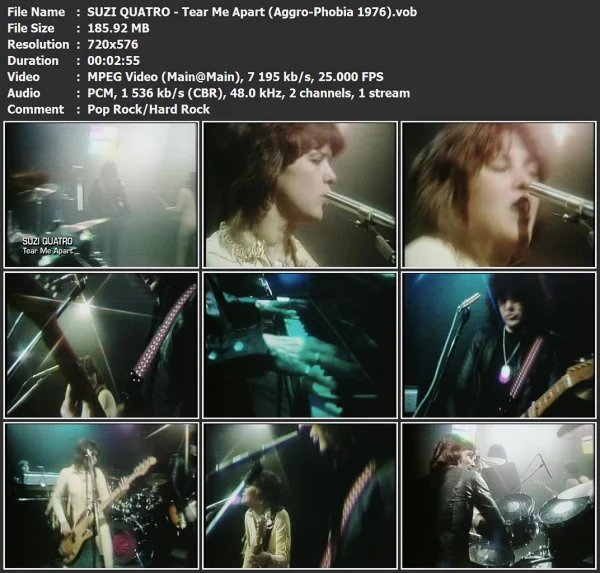 SUZI QUATRO - Tear Me Apart