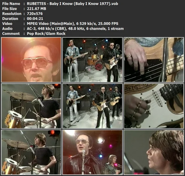 RUBETTES - Baby I Know