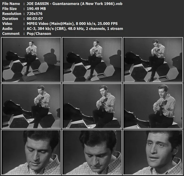 JOE DASSIN - Guantanamera