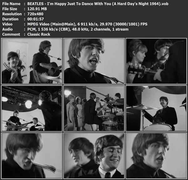 BEATLES - I'm Happy Just To Dance With You