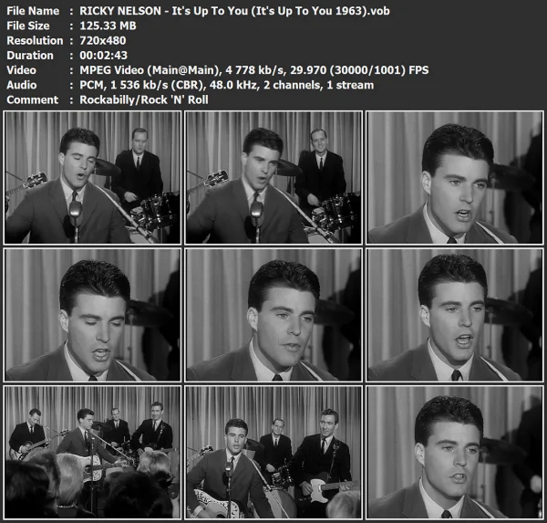 RICKY NELSON - It's Up To You