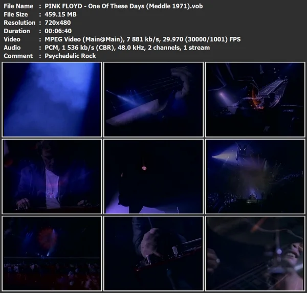 PINK FLOYD - One Of These Days