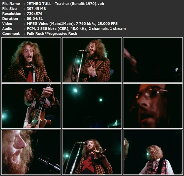 JETHRO TULL - Teacher