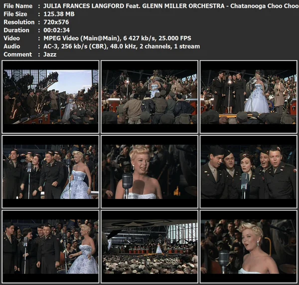 JULIA FRANCES LANGFORD Feat. GLENN MILLER ORCHESTRA