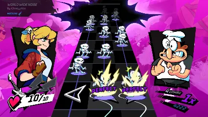 ⭐ ️ Rift of the NecroDancer: Pizza Tower - "World Wide N