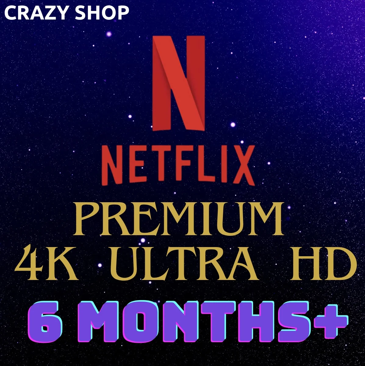 Netflix Premium 4K UHD | 6 МЕСЯЦЕВ+ |  ПРОДЛЕНИЕ