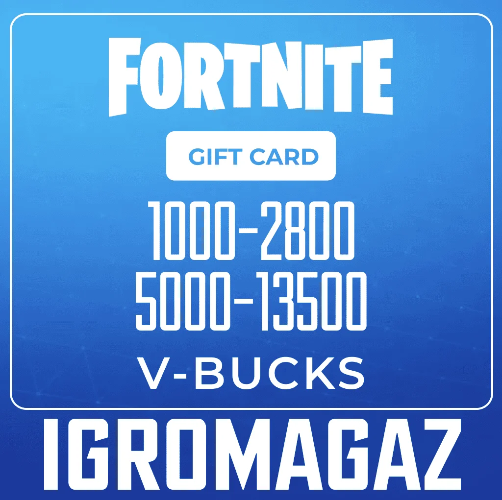 Карта Fortnite–1000-2800-5000-13500 V-Bucks🔵Epic Games
