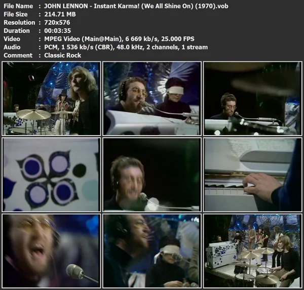 JOHN LENNON - Instant Karma!