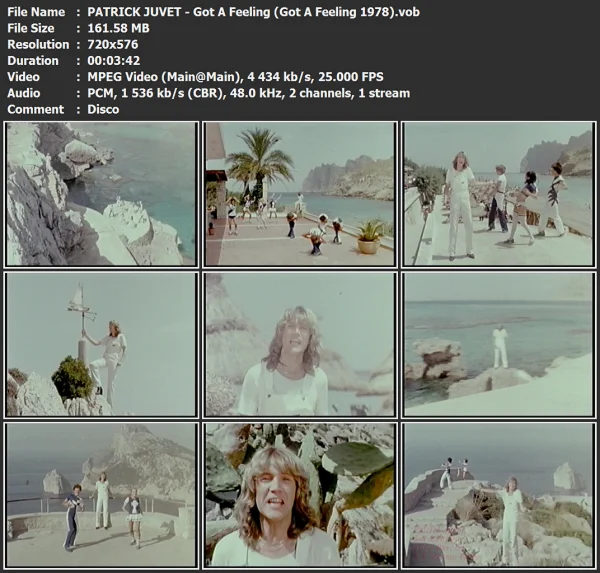 PATRICK JUVET - Got A Feeling