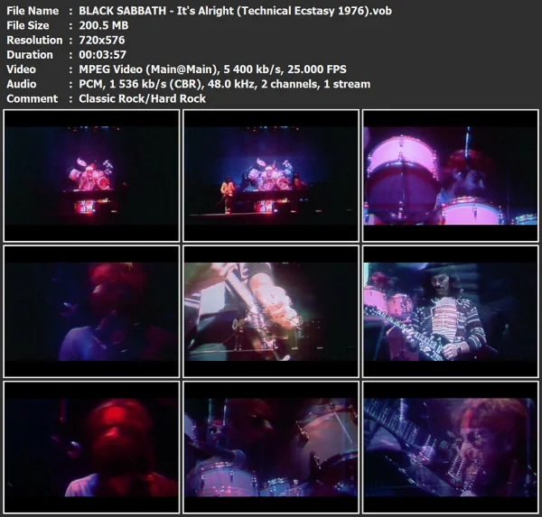 BLACK SABBATH - It's Alright