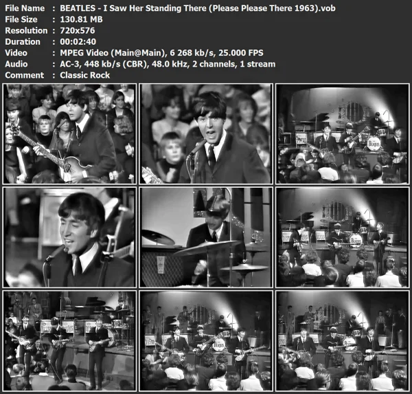 BEATLES - I Saw Her Standing There