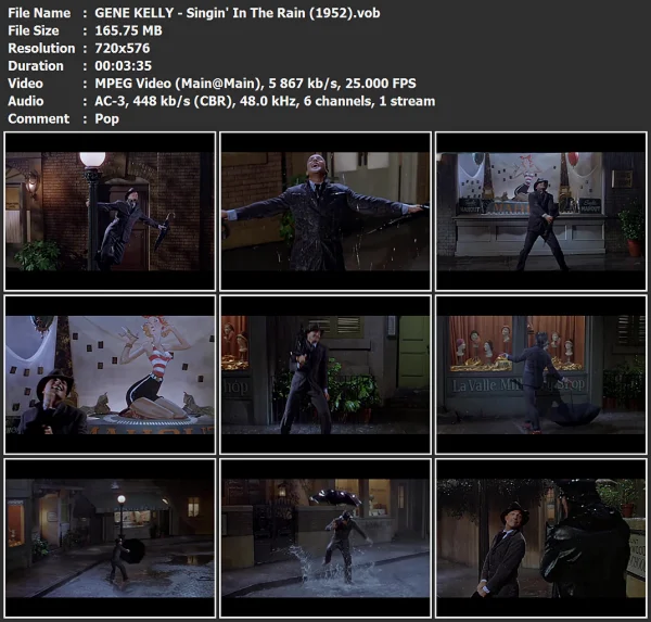 GENE KELLY - Singin' In The Rain